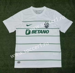 2023-2024 Sporting Clube de Portugal Away White Thailand Soccer Jersey AAA-512