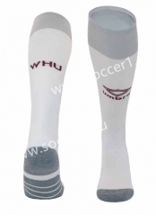 2023-2024 West Ham United Away White Soccer Socks