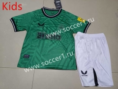 2023-2024 Newcastle United Away Green Kids/Youth Soccer Uniform-507