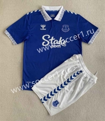 2023-2024 Everton Home Blue Soccer Uniform-AY