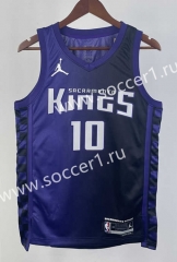 2024 Sacramento Kings Purple #10 NBA Jersey-311