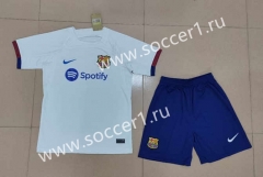 2023-2024 Barcelona Away White Soccer Uniform-718