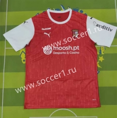 2023-2024 Sporting Clube de Braga Home Red Thailand Soccer Jersey AAA-HR