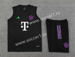 2023-2024 Bayern München Black Thiland Soccer Vest Uniform-418
