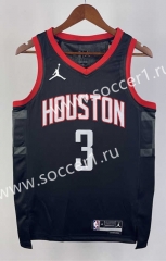 2024 Houston Rockets Black #3 NBA Jersey-311