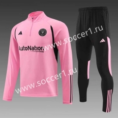 2023-2024 Inter Miami CF Pink Thailand Soccer Tracksuit-4627
