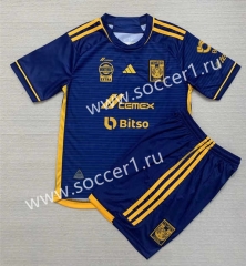 2023-2024 Tigres UANL Away Blue Soccer Uniform-AY