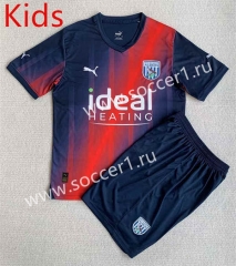 2023-2024 West Bromwich Albion 2nd Blue&Red Kid/Youth Soccer Unifrom-AY