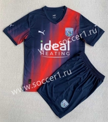 2023-2024 West Bromwich Albion 2nd Away Blue&Red Soccer Unifrom-AY