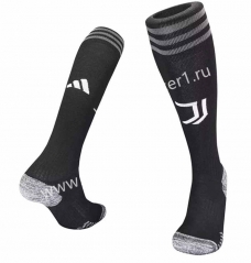 2023-2024 Juventus 2nd Away Black Soccer Socks