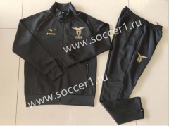 (S-3XL) 2023-2024 Lazio Black Thailand Soccer Jacket Uniform-GDP
