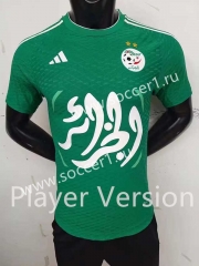 Player Version 2023-2024 Algeria Jacquard Green Thailand Soccer Jersey AAA-9926