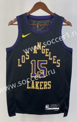 2024 City Edition Los Angeles Lakers Black #15 NBA Jersey-311