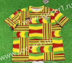 2023-2024 Ghana Yellow Thailand Soccer Jersey AAA-503