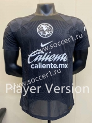 Player Version 2023-2024 Pumas UNAM Black Thailand Soccer Jersey AAA-5698
