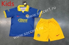 2023-2024 Club America Away Blue Kids/Youth Soccer Uniform-8679