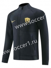 2023-2024 Pumas UNAM Royal Blue Thailand Soccer Jacket Unifrom-LH