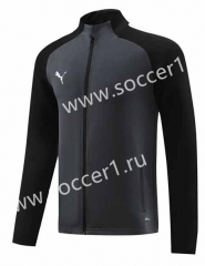 2023-2024 PUMA Dark Gray Thailand Soccer Jacket-LH