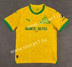 2023-2024 Mamelodi Sundowns Home Yellow Thailand Soccer Jesrey AAA-512