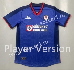(S-4XL) 2023-2024 Cruz Azul Home Blue Thailand Soccer Jersey AAA-908