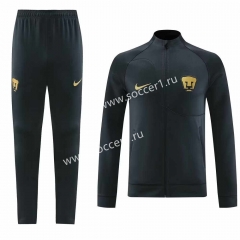 2023-2024 Pumas UNAM Royal Blue Thailand Soccer Jacket Uniform-LH