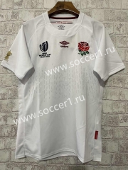 2022-2023 England Home White Thailand Rugby Shirt