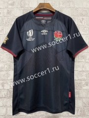 2022-2023 England Away Royal Blue Thailand Rugby Shirt