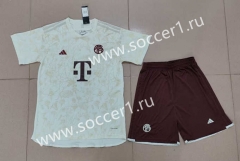 2023-2024 Bayern München 2nd Away Beige Soccer Uniform-718