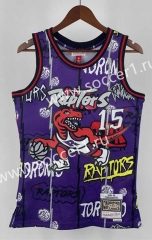 Retro Version 98-99 Toronto Raptors Mitchell&Ness Graffiti Purple #1 NBA Jersey-311