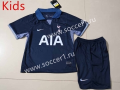2023-2024 Tottenham Hotspur Away Royal Blue Kids/Youth Soccer Uniform-507