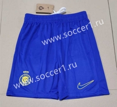 Player Version 2023-2024 Al-Nassr FC Blue Thailand Soccer Shorts