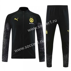 2023-2024 Borussia Dortmund Black Thailand Soccer Jacket Uniform-4627