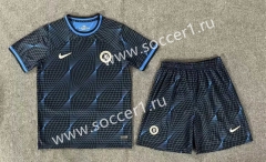 2023-2024 Chelsea Away Royal Blue Soccer Uniform-3454