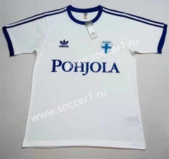 Retro Version 1982 Finland Home White Thailand Soccer Jersey AAA-2282