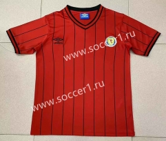 Retro Version 1982 Scotland Away Red Thailand Soccer Jersey AAA-2282