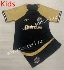 2023-2024 Sporting Clube de Portugal 2nd Away Black Kids/Youth Soccer Uniform-AY