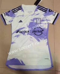 2023-2024 Special Version Tigres UANL White&Purple Women Thailand Soccer Jersey-712