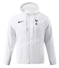 2023-2024 Tottenham Hotspur White Thailand Trench Coats With Hat-518