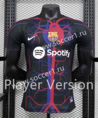 Player Version Joint Version 2023-2024 Barcelona Black&Blue Thailand Soccer Jersey AAA-888