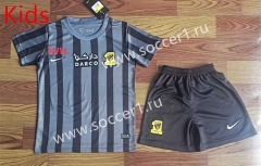 2023-2024 AI-Ittihad Black&Grey Kid/Youth Soccer Uniform-709
