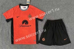 2023-2024 Inter Milan 2nd Away Orange Soccer Uniform-8975