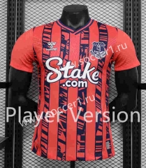 Player Version 2023-2024 Everton 2nd Away Red Thailand Soccer Jersey AAA-888