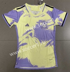 2023-2024 Special Version Tigres UANL Yellow Women Thailand Soccer Jersey-GB