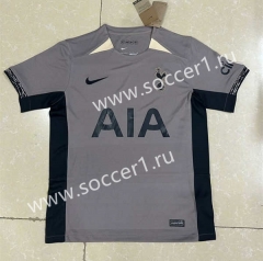 (S-4XL) 2023-2024 Tottenham Hotspur 2nd Away Dark Grey Thailand Soccer Jersey AAA-818
