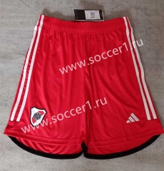 2023-2024 River Plate Away Red Thailand Soccer Shorts
