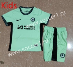 2023-2024 Chelsea 2nd Away Green Kid/Youth Soccer Uniform-507
