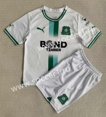 2023-2024 Plymouth Argyle F.C Away White Soccer Uniform-AY