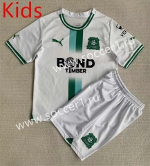 2023-2024 Plymouth Argyle F.C Away White Kids/Youth Soccer Uniform-AY