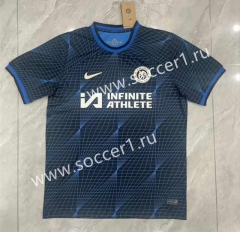 With Sponsor Version 2023-2024 Chelsea Away Royal Blue Thailand Soccer Jersey AAA-1475