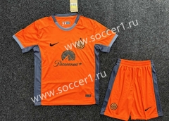 2023-2024 Inter Milan 2nd Away Orange Soccer Uniform-GB